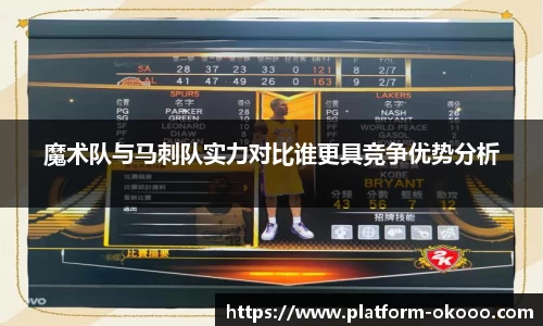 魔术队与马刺队实力对比谁更具竞争优势分析