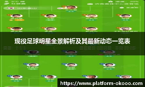 现役足球明星全景解析及其最新动态一览表